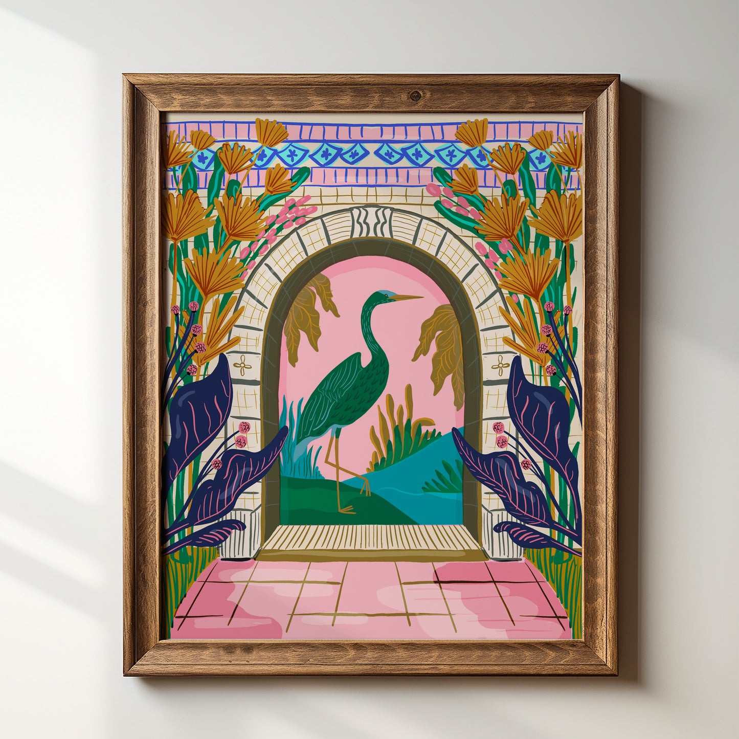 Heron - Art Print
