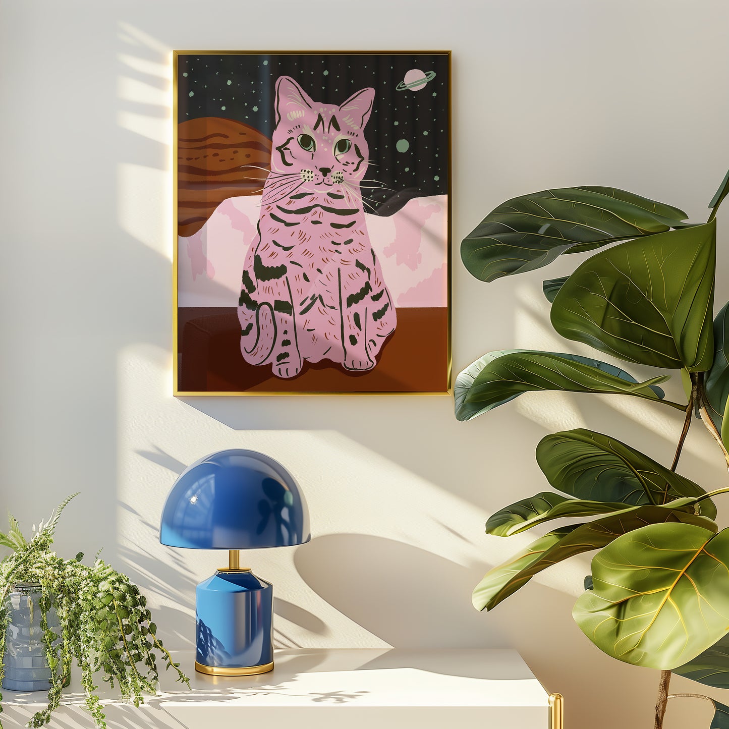 Space Cat - Art Print