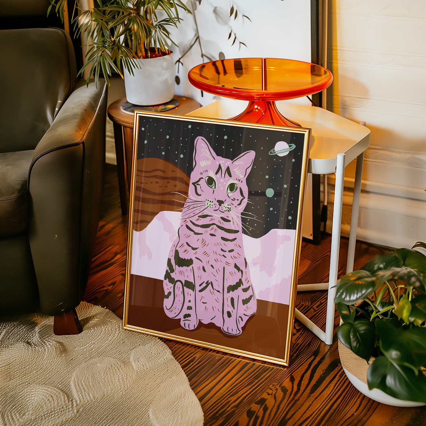Space Cat - Art Print