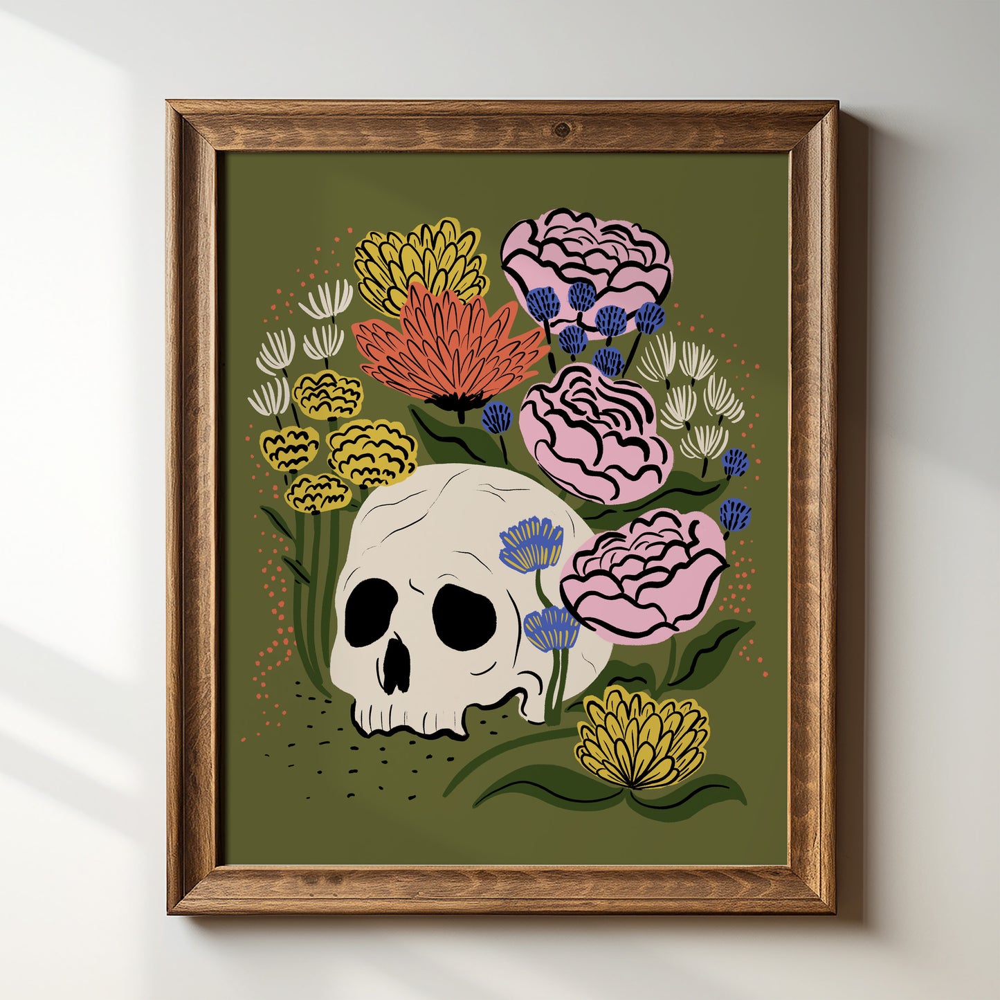 Skull Garden - Art Print