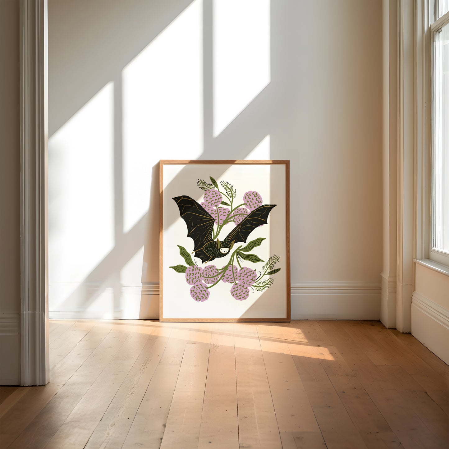 Vintage Bat - Art Print