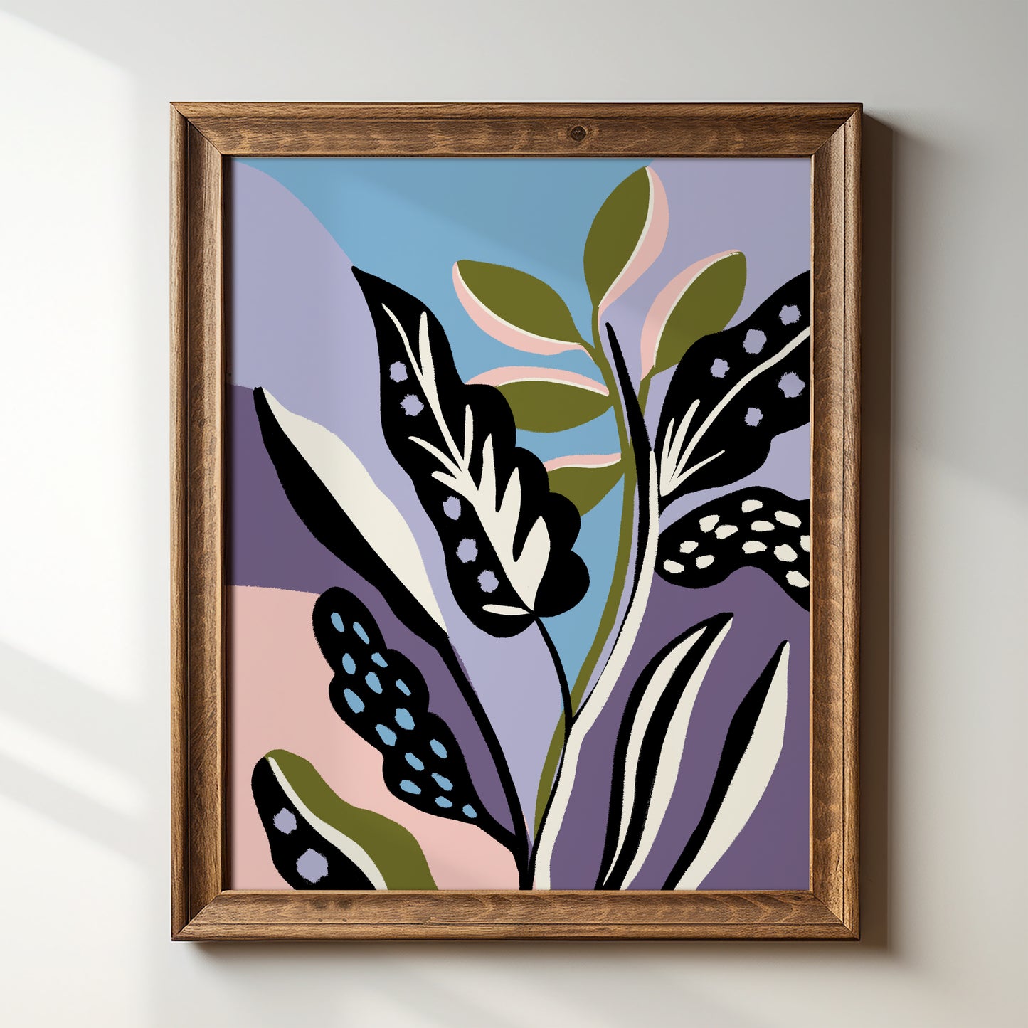 Abstract Leaves - Art Print