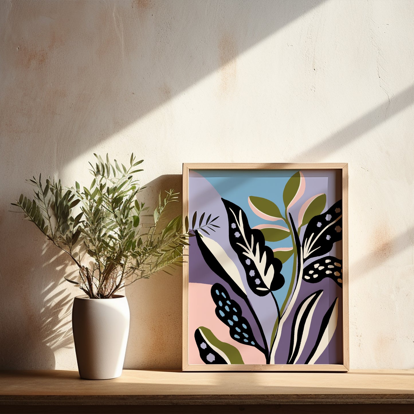 Abstract Leaves - Art Print
