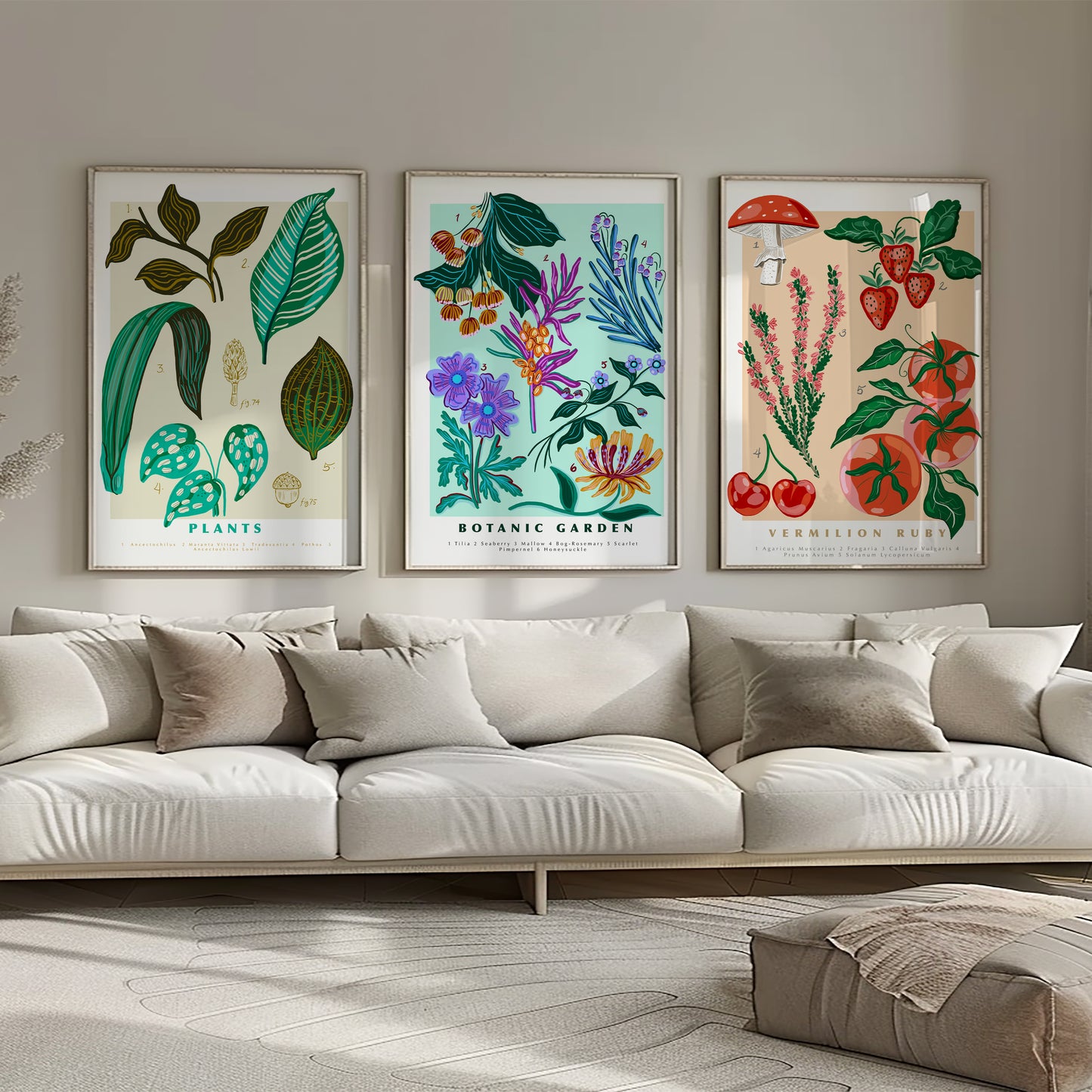 Scientific Poster: Botanic Garden - Art Print