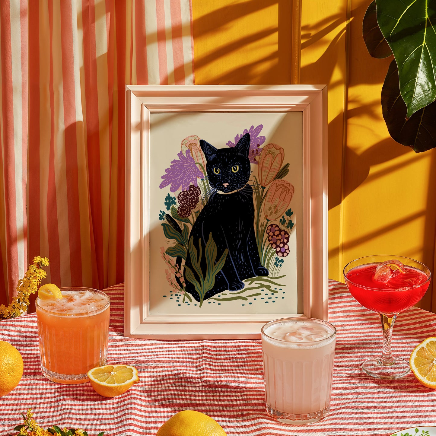 Black Cat - Art Print