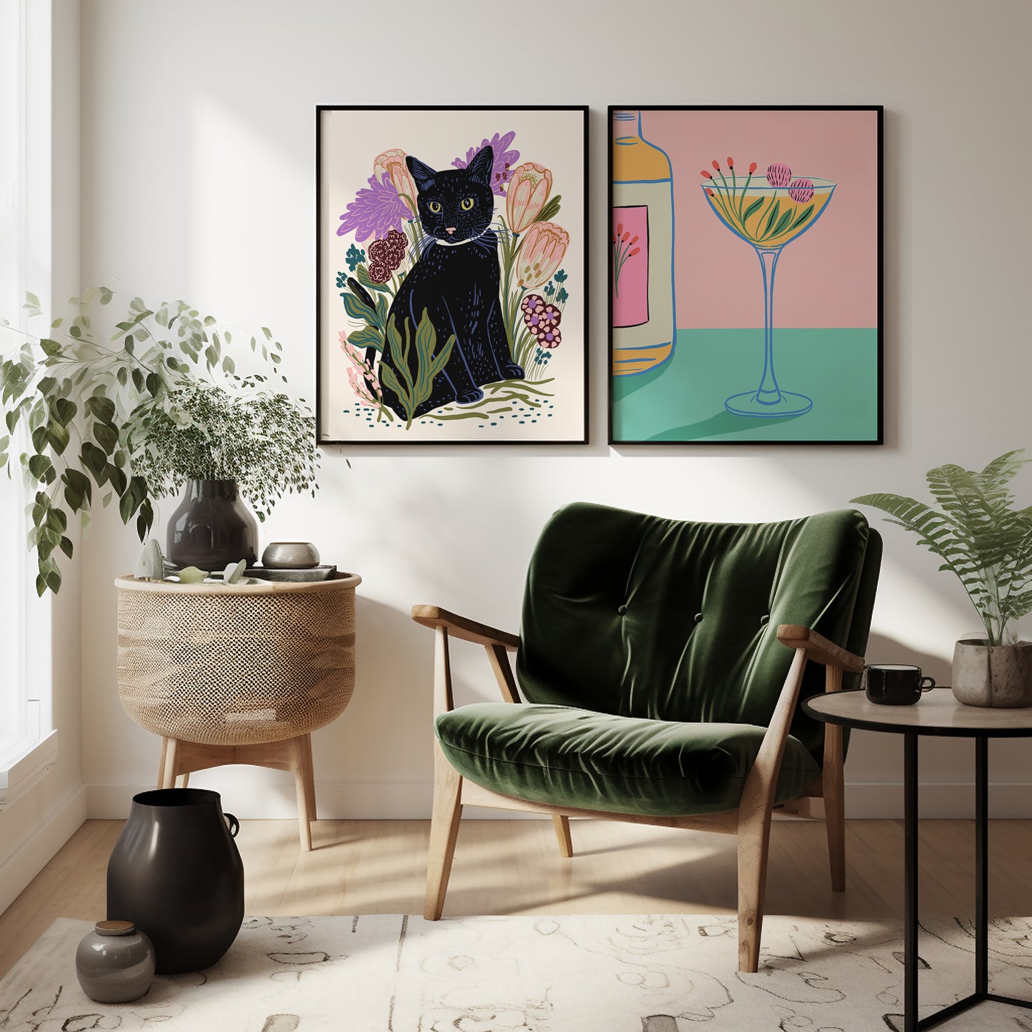 Retro Cocktail - Art Print