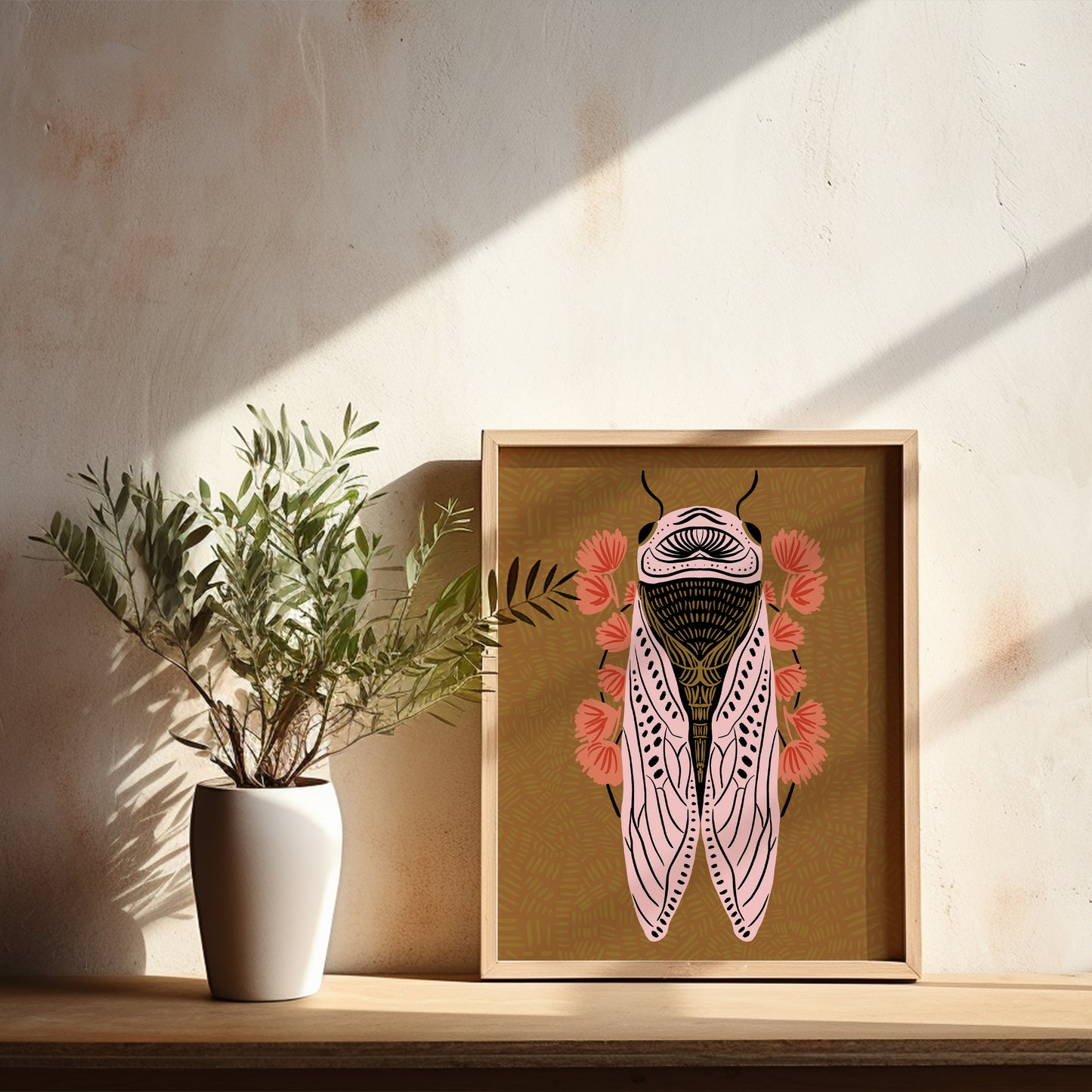 Cicada: Copper - Art Print