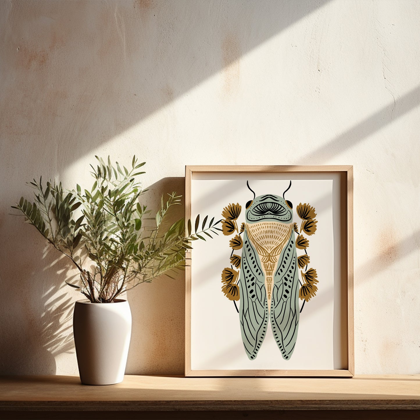 Cicada: Sage - Art Print