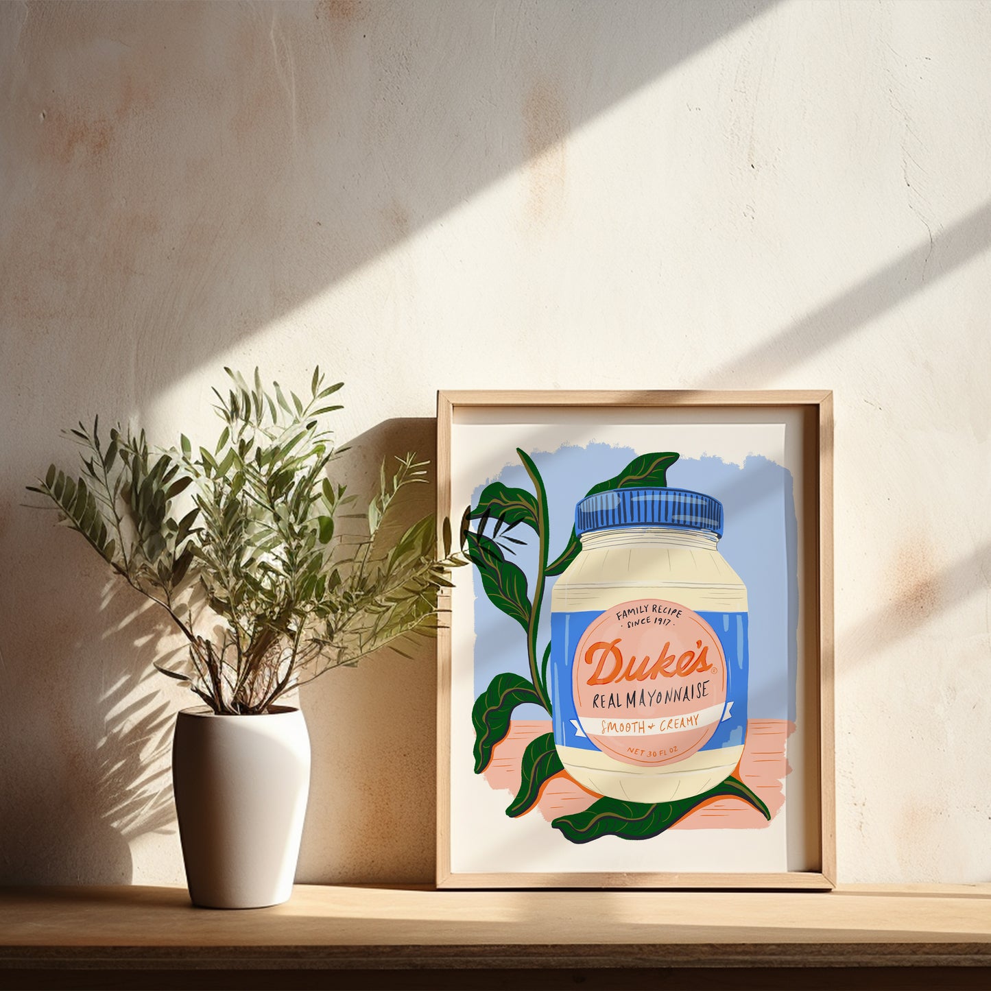 Duke's Mayo - Blue - Art Print