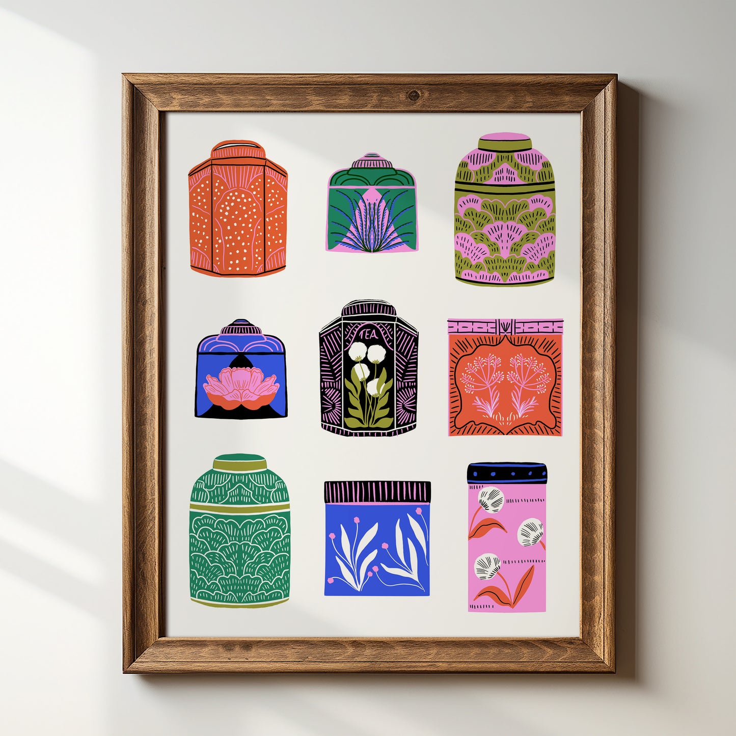 Electric Tea Canisters - Art Print