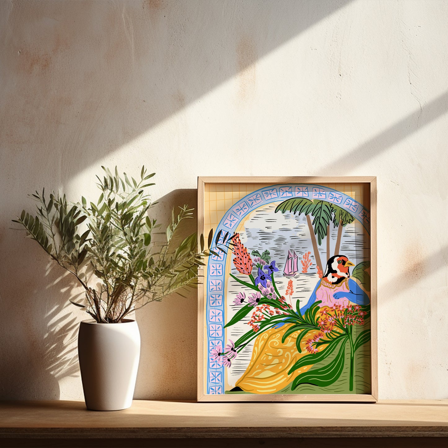 Bird Goddess - Art Print