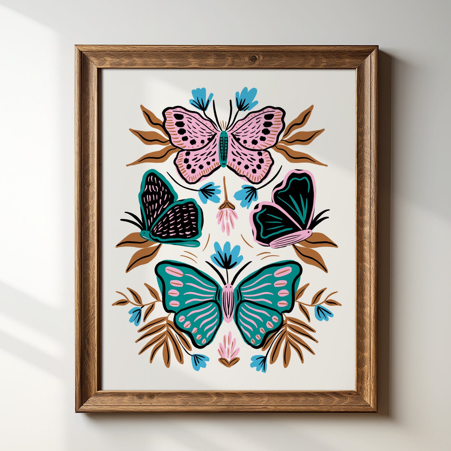 Healing Butterflies - Art Print