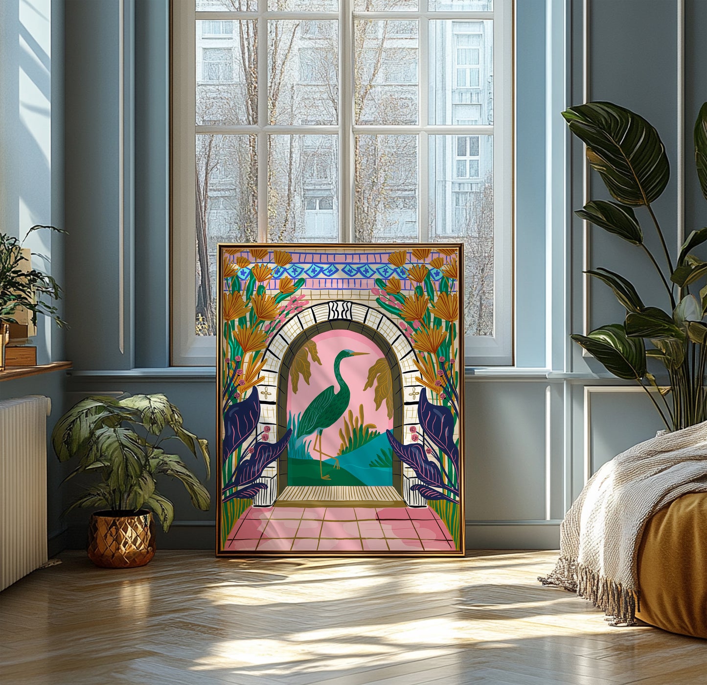 Heron - Art Print