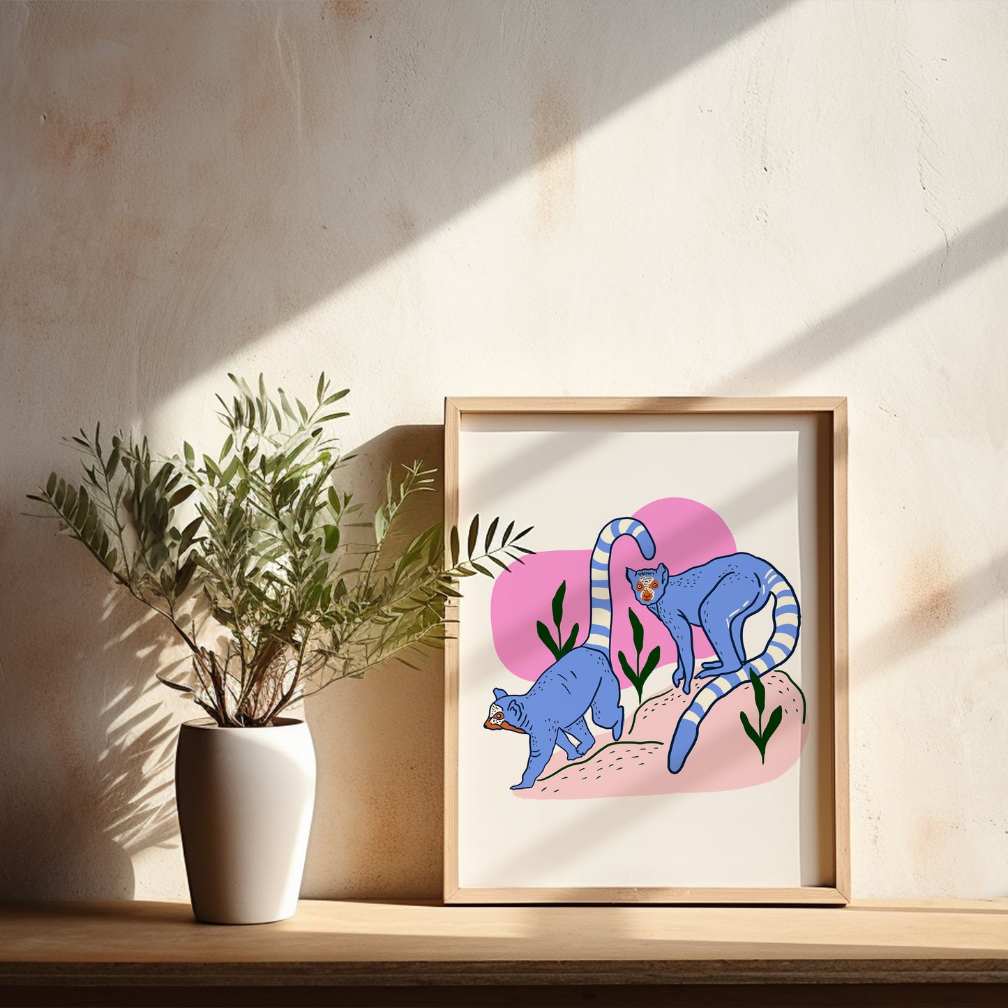 Lemurs - Art Print