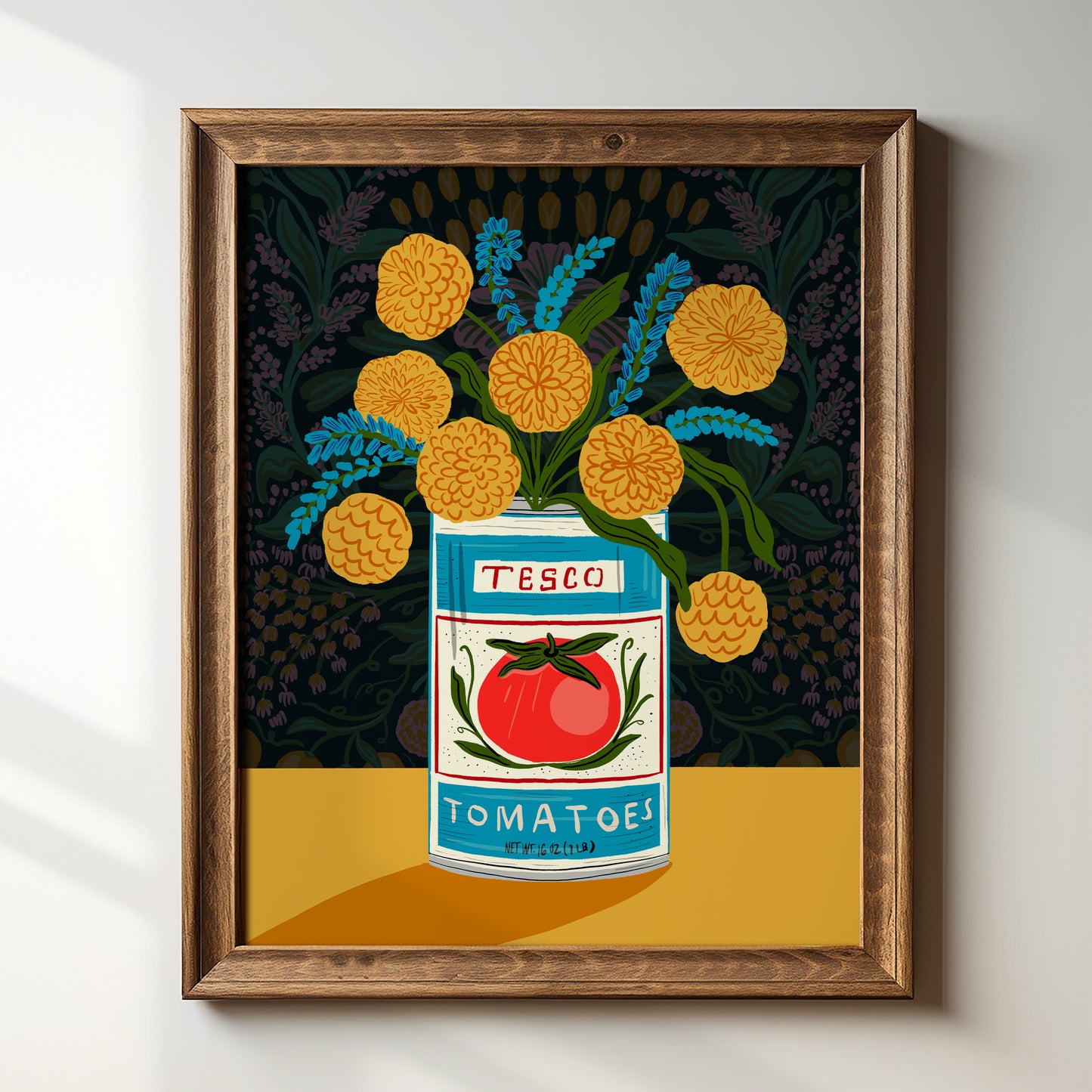 Floral Can - Moody - Art Print