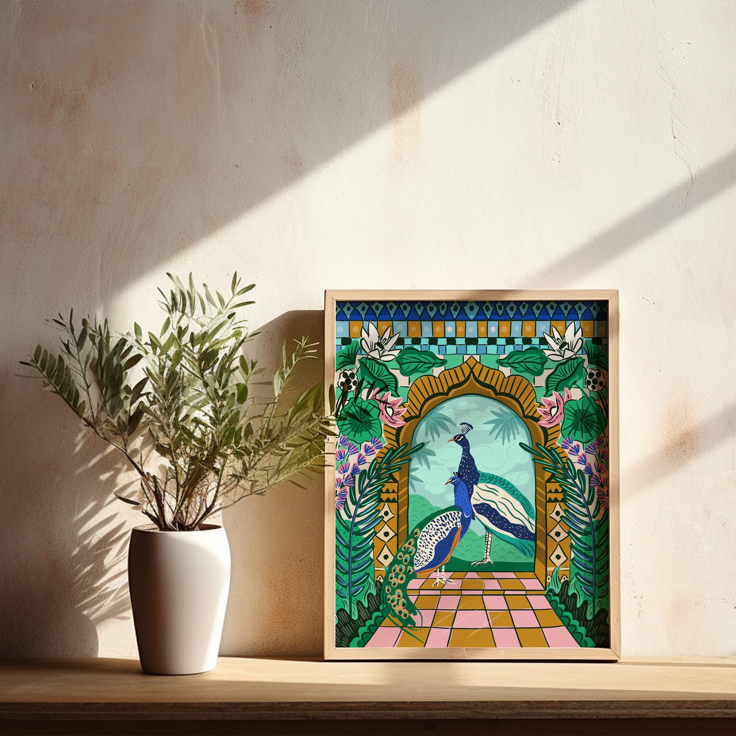 Peacocks - Art Print