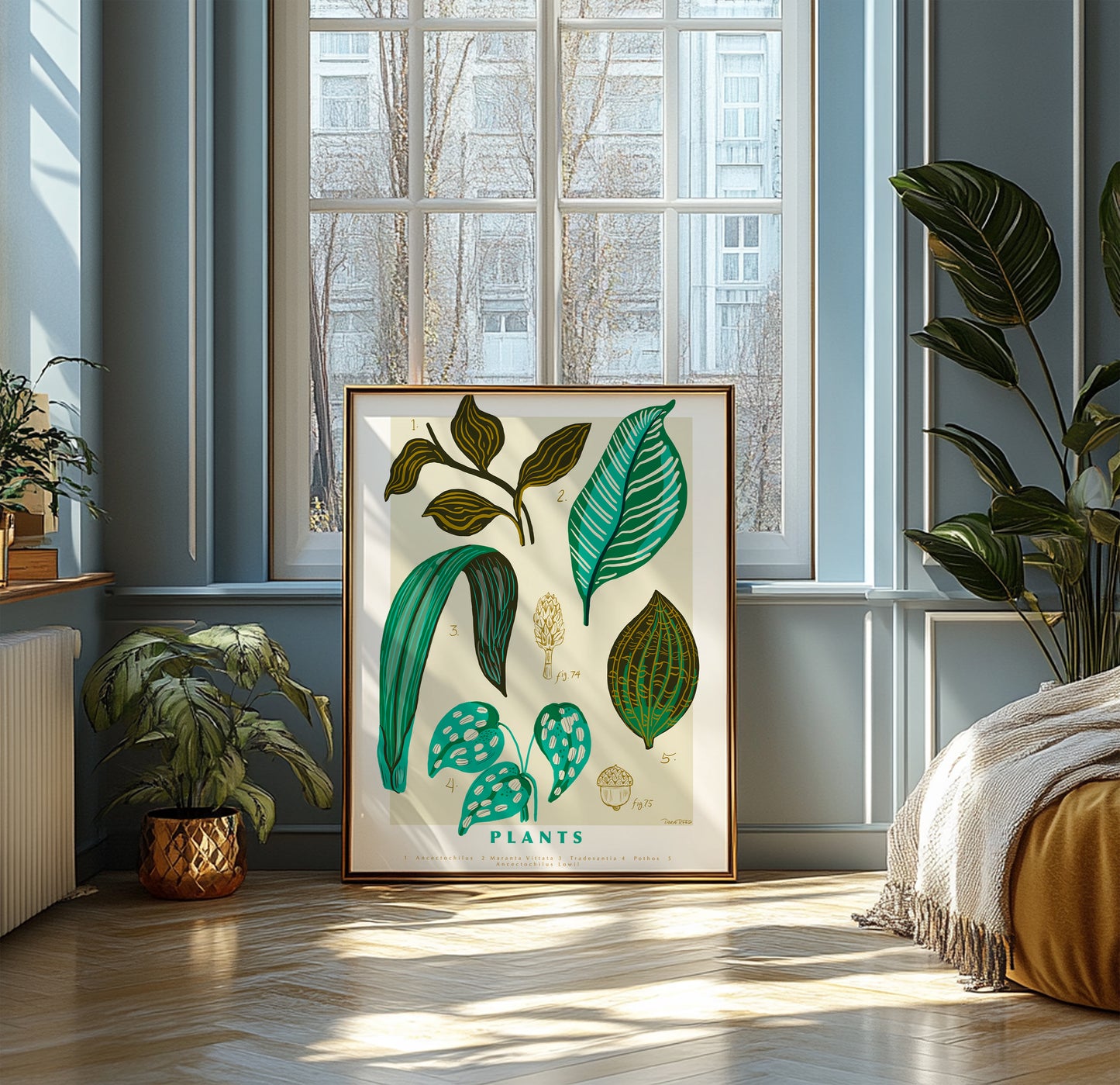 Scientific Poster: Plants - Art Print
