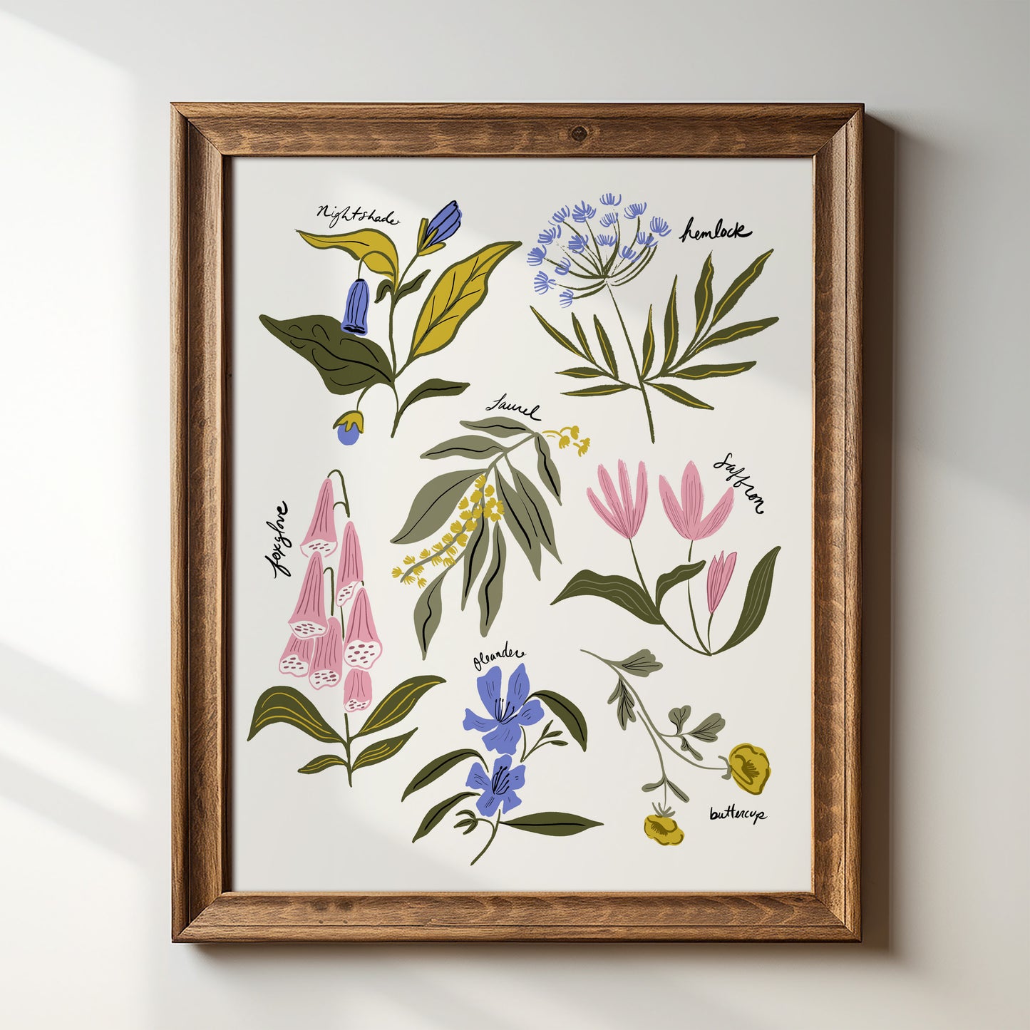 Poisonous Plants - Art Print
