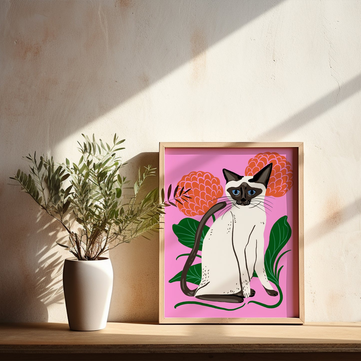 Siamese Cat - Art Print