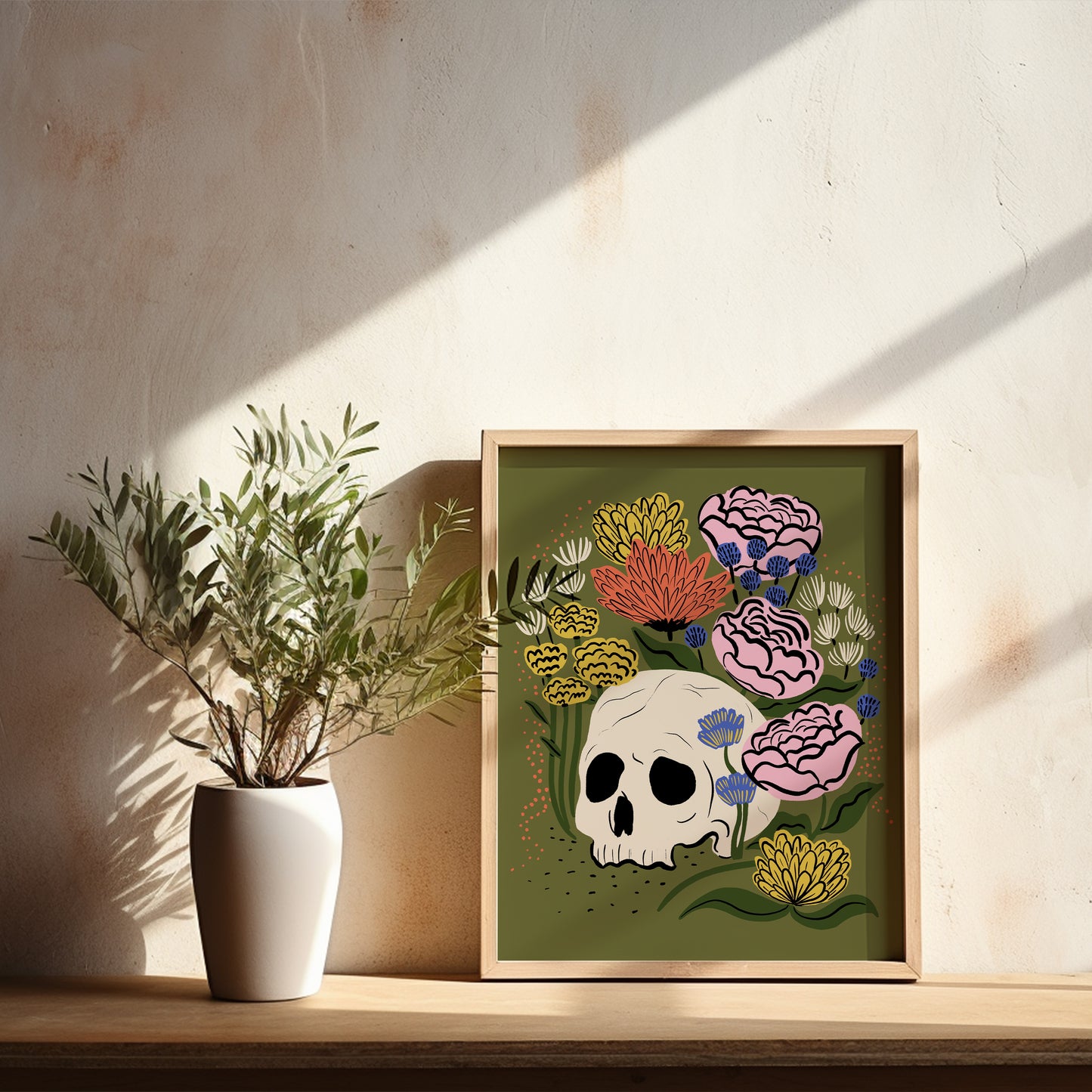 Skull Garden - Art Print
