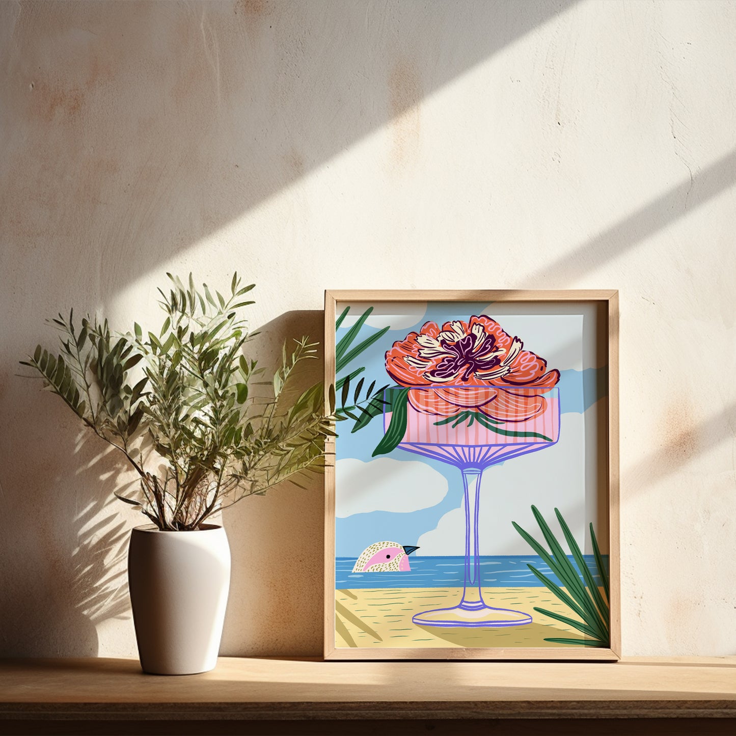 Vacation Bird - Art Print