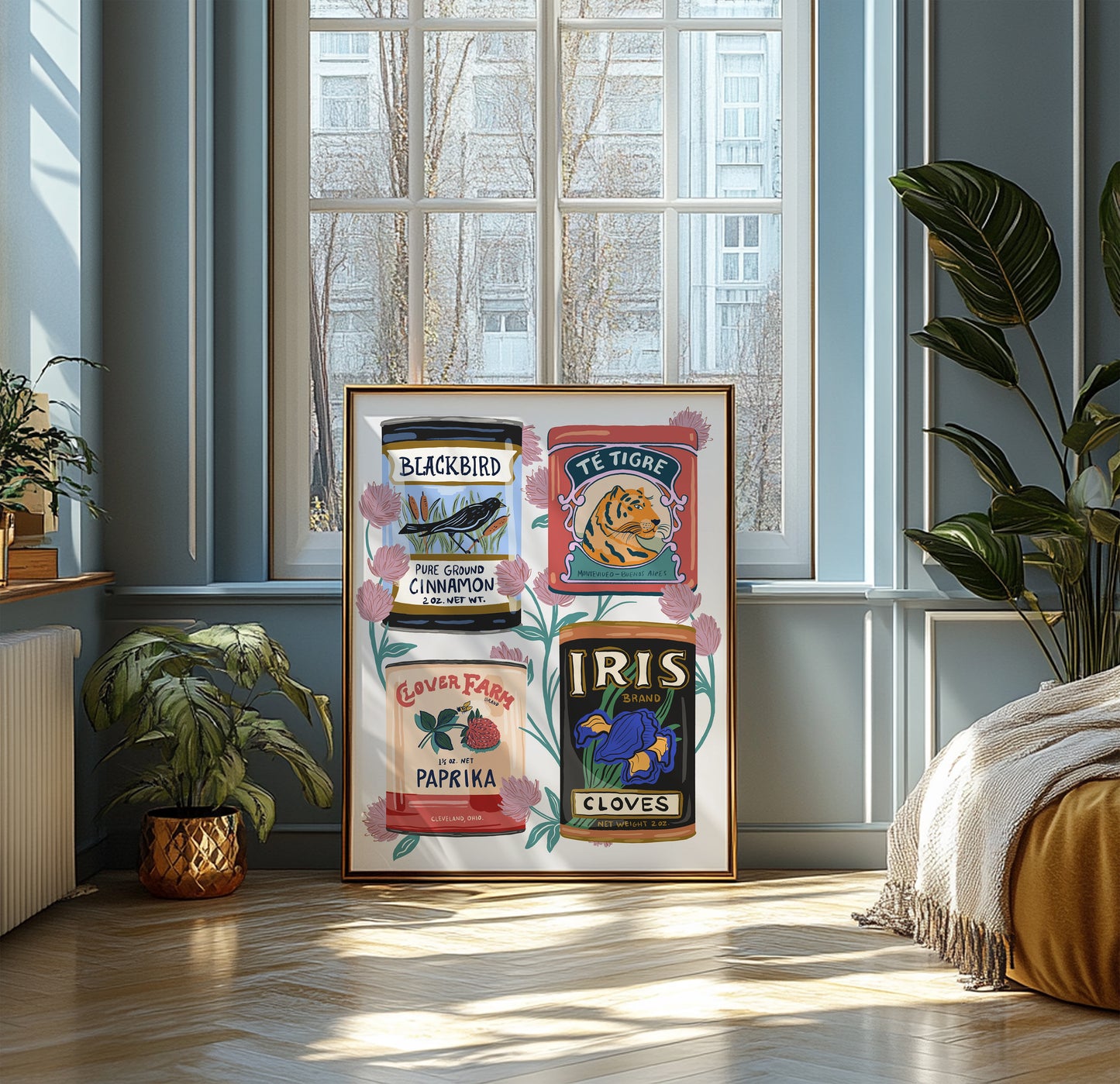 Vintage Cans - Art Print