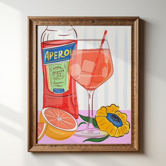 Aperol Spritz - Art Print