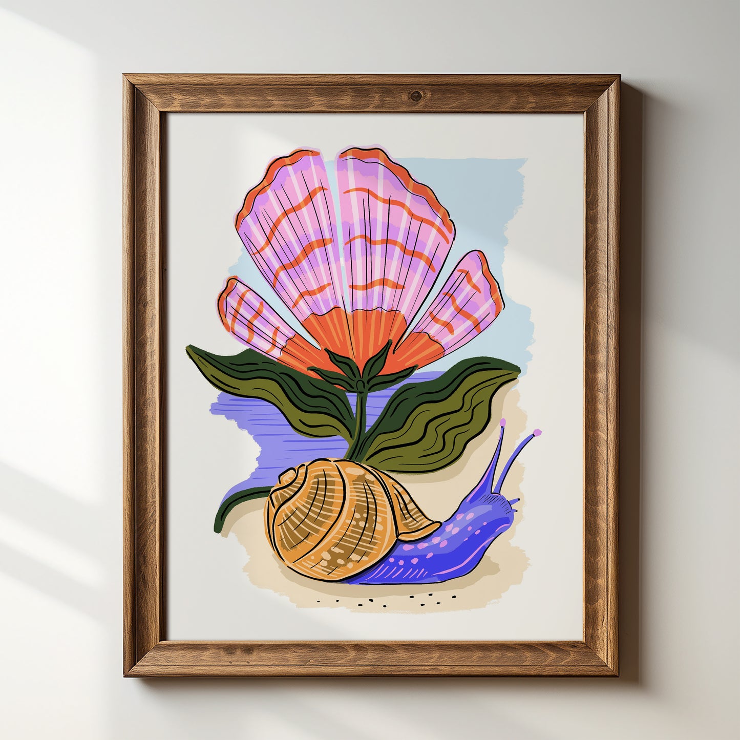 Beach Snail - Art Print