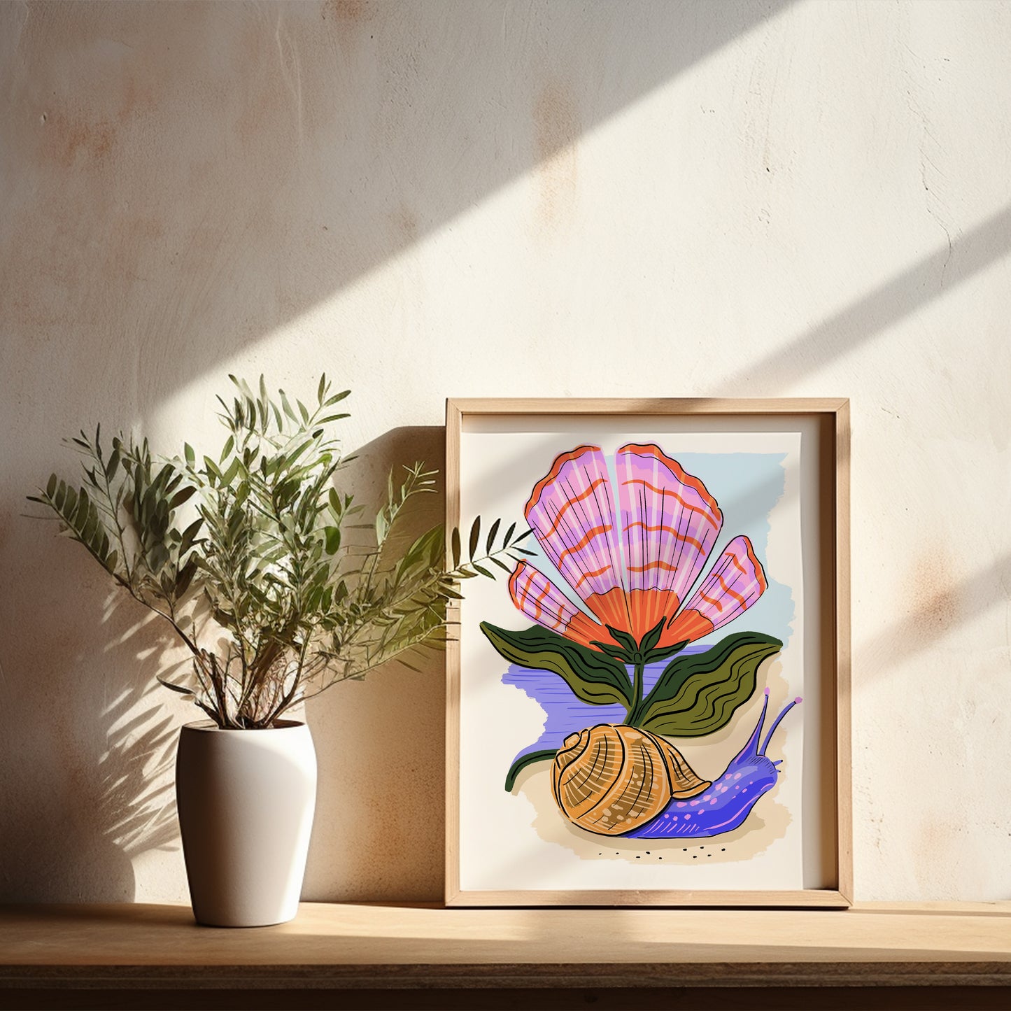 Beach Snail - Art Print