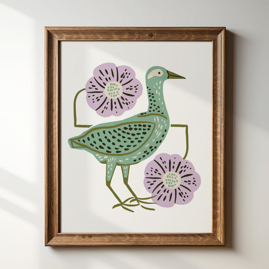 Betty Bird - Art Print