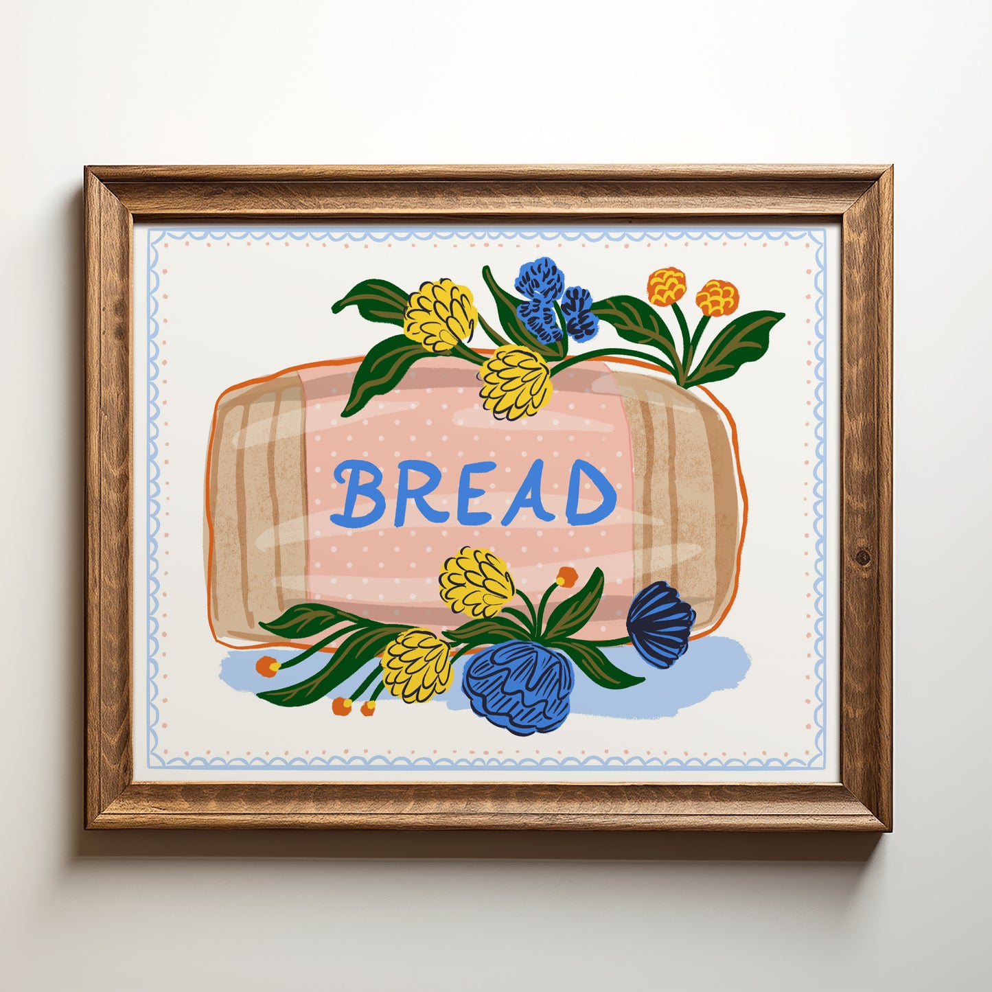 Retro Bread - Art Print