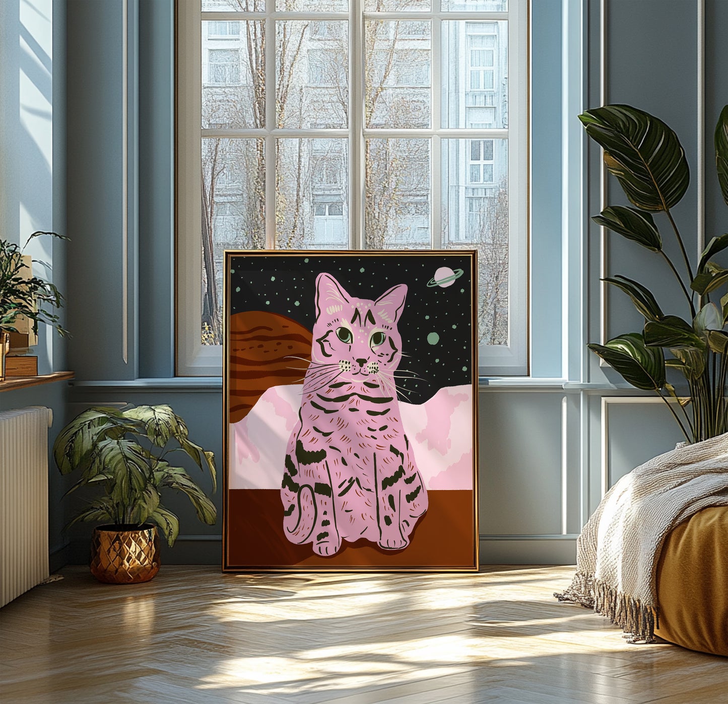 Space Cat - Art Print