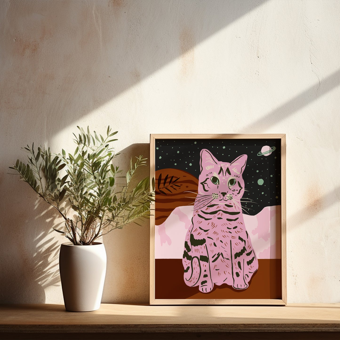 Space Cat - Art Print