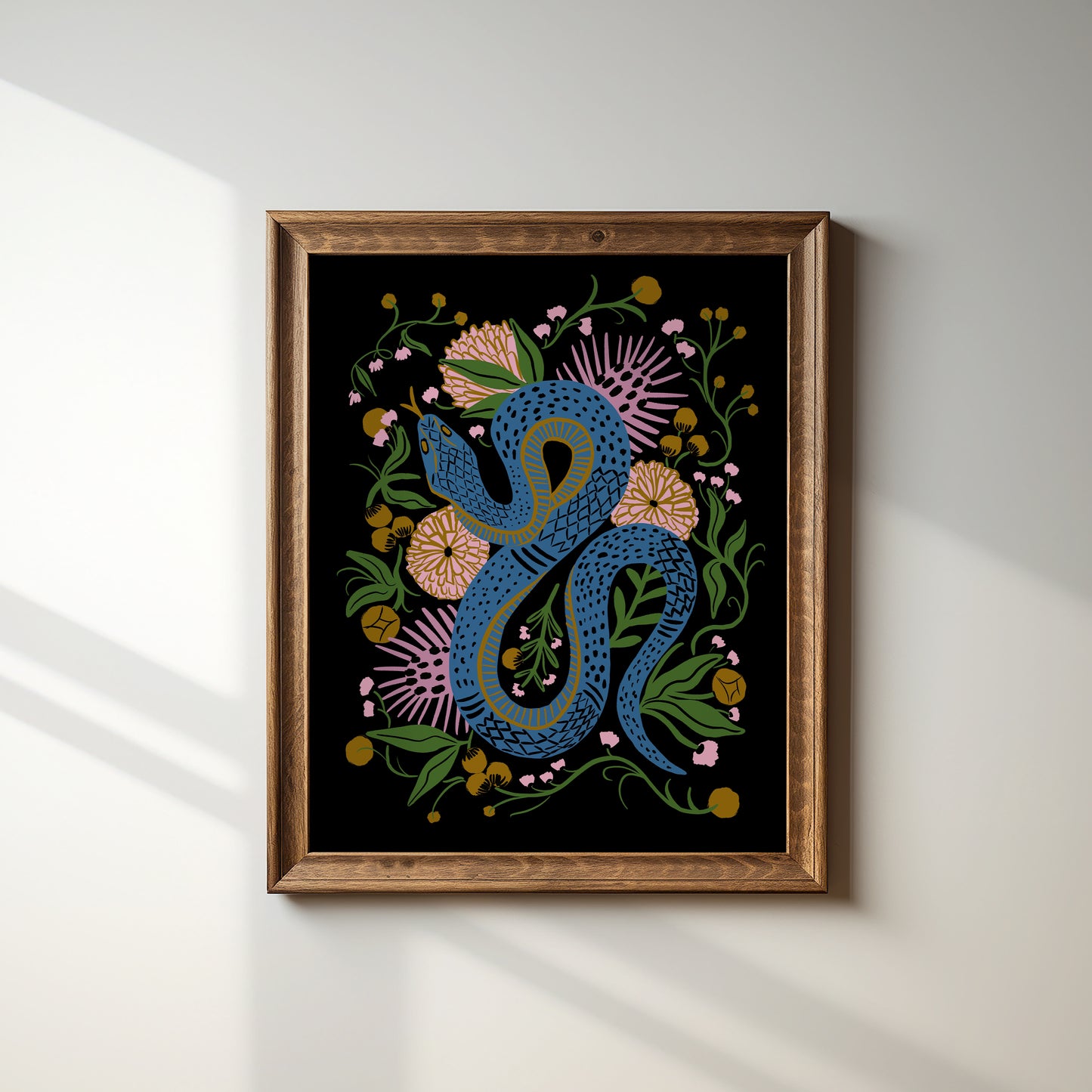 Charmed Snake - Art Print