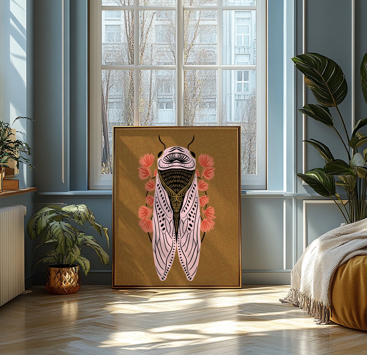 Cicada: Copper - Art Print