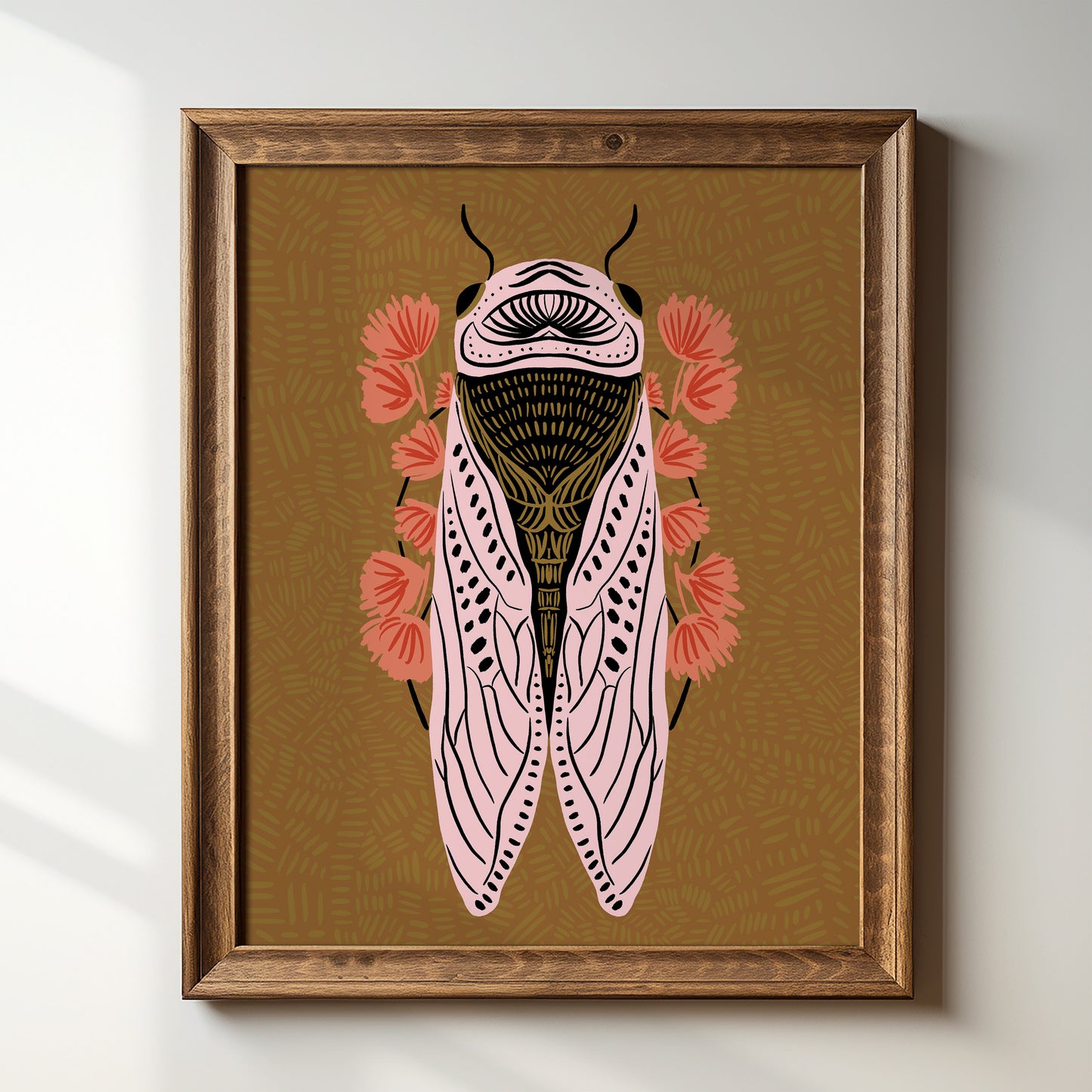 Cicada: Copper - Art Print