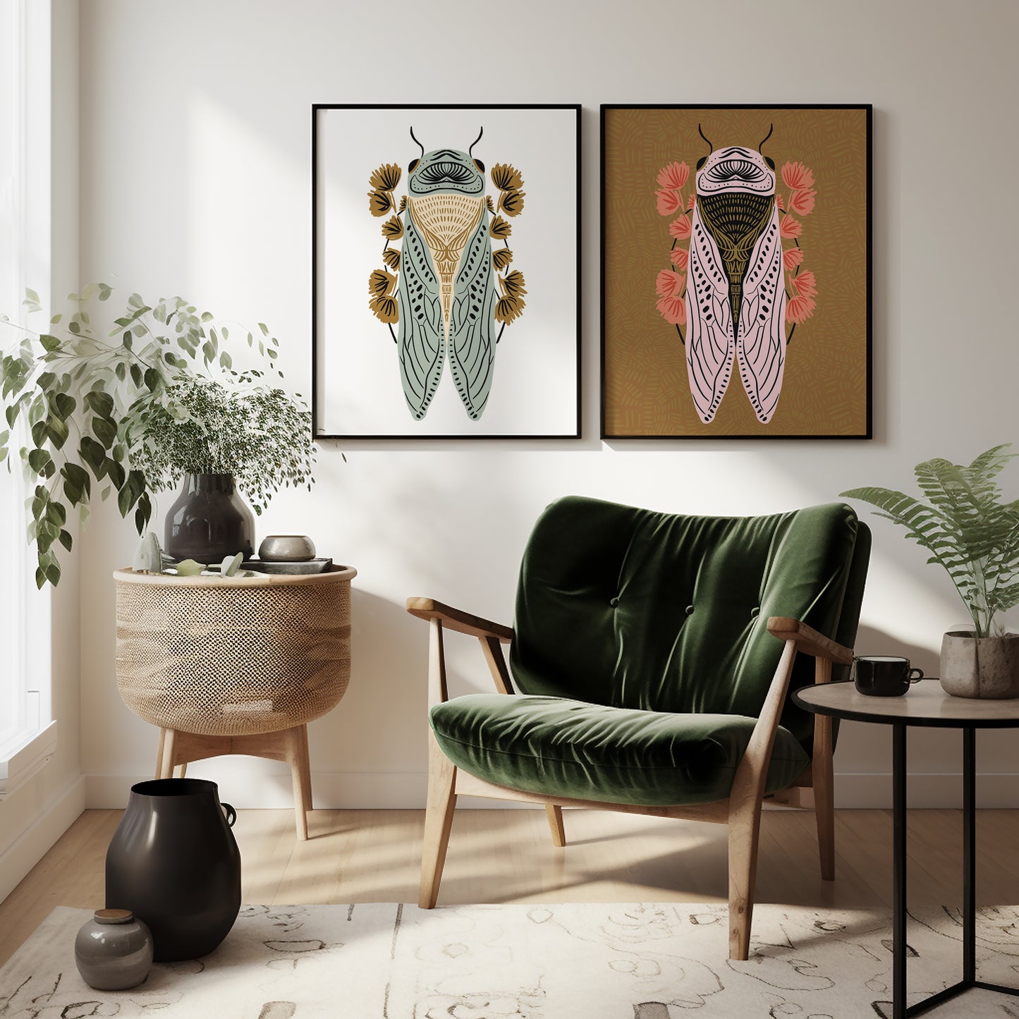 Cicada: Copper - Art Print