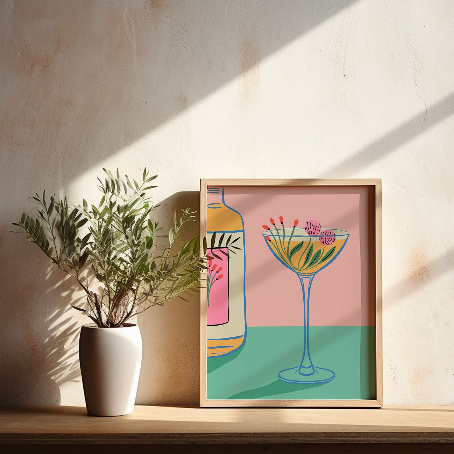 Retro Cocktail - Art Print