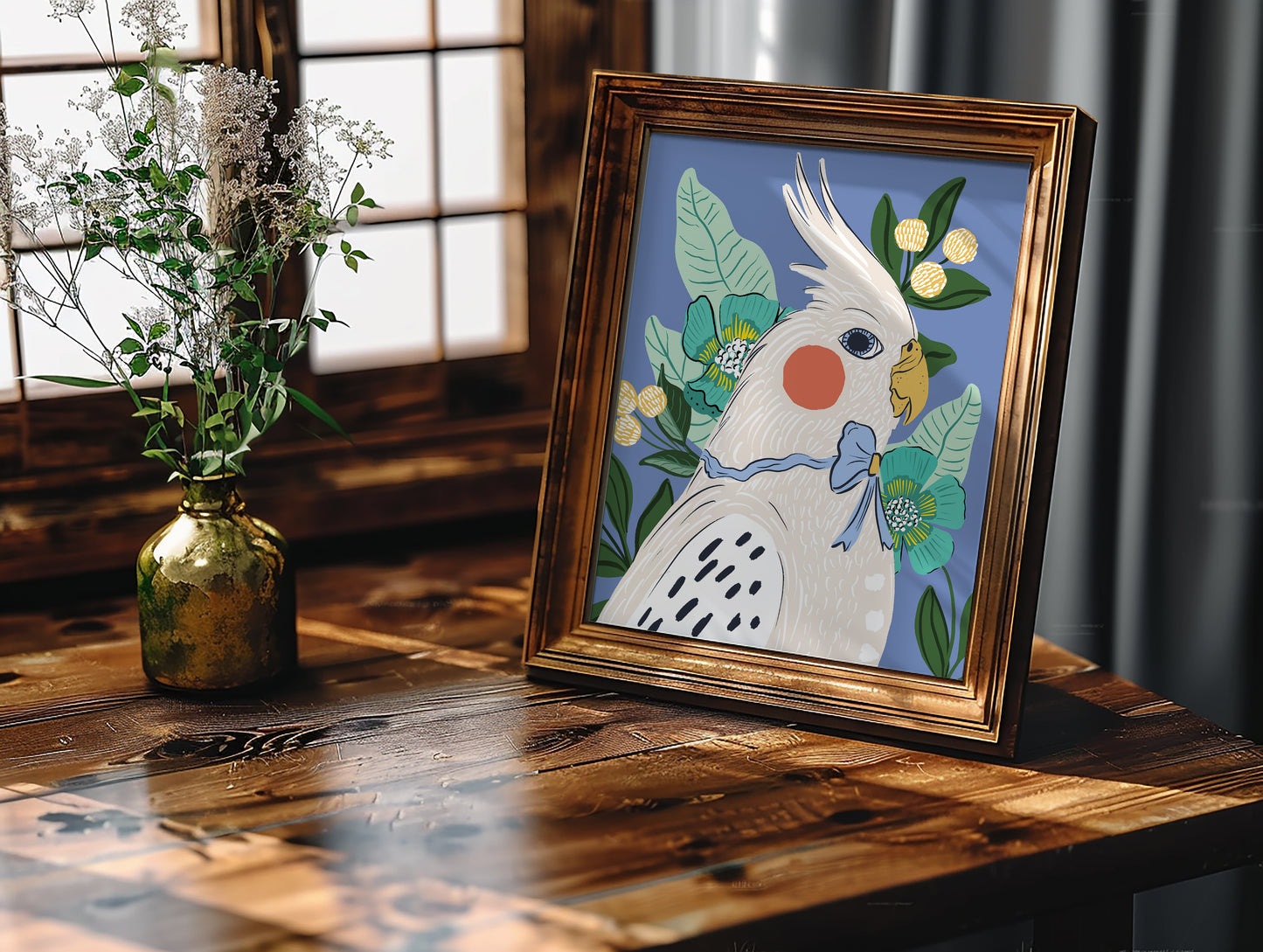 Cockatiel - Art Print