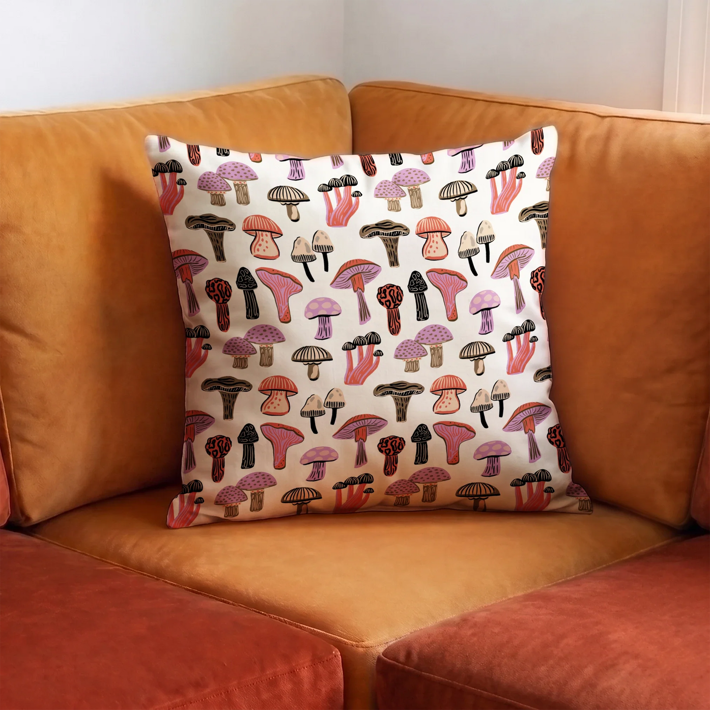 Foraged Mushrooms Fabric