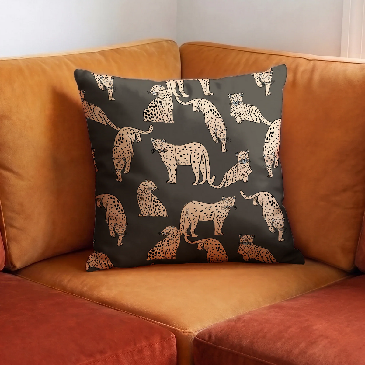 Big Cats, Urbane Bronze, Medium Fabric