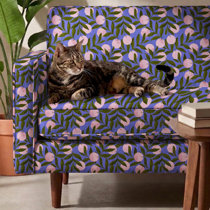 Orange Grove - periwinkle  Fabric