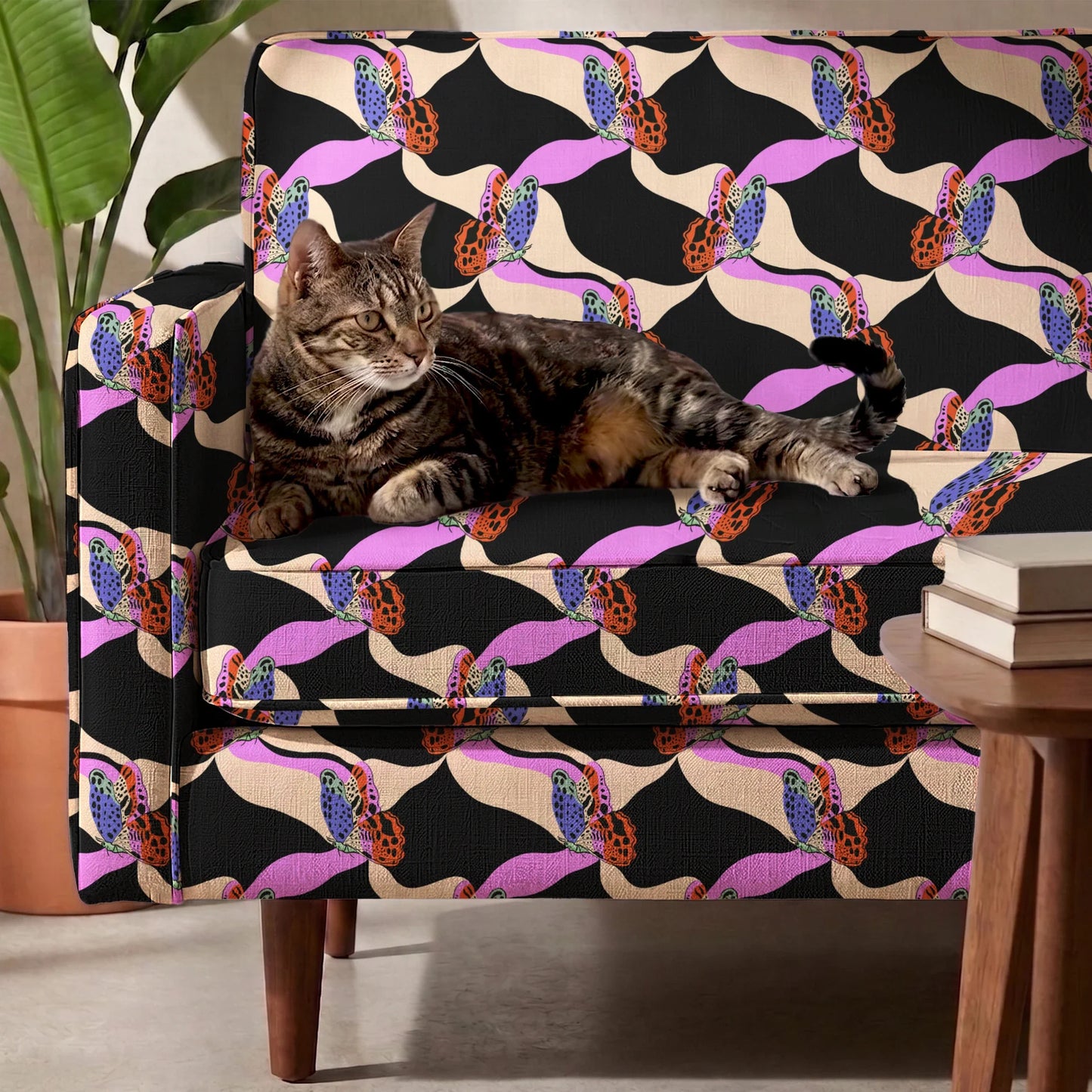 Abstract Butterflies  Fabric
