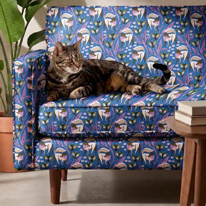 Fox Flowers Fabric