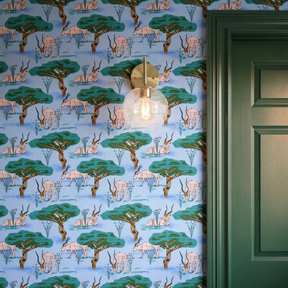 Saharan Antelope, Sky Wallpaper