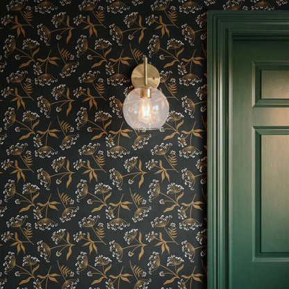 Queen Anne's Lace, Vintage Wallpaper