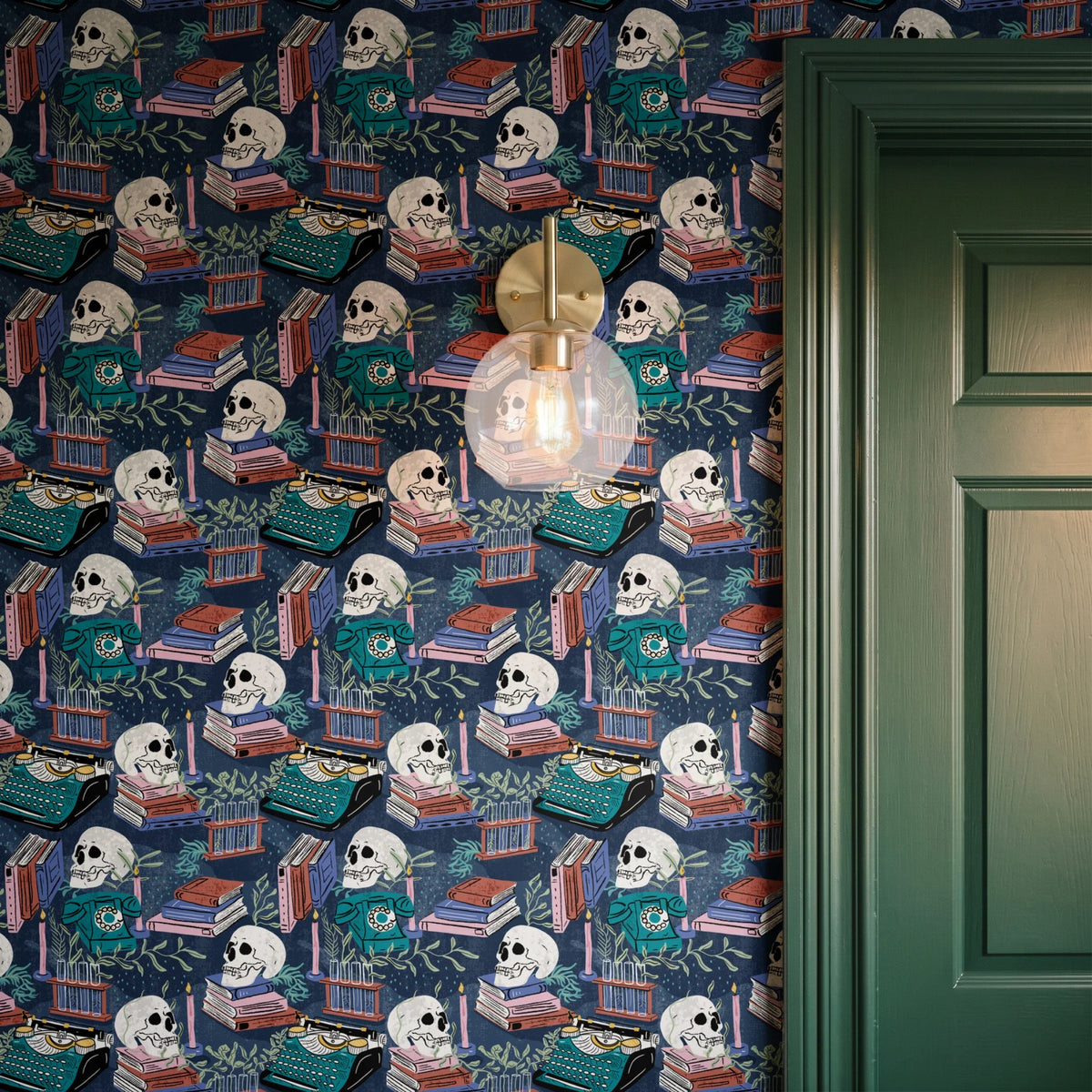 Edgar's Writing Room Wallpaper
