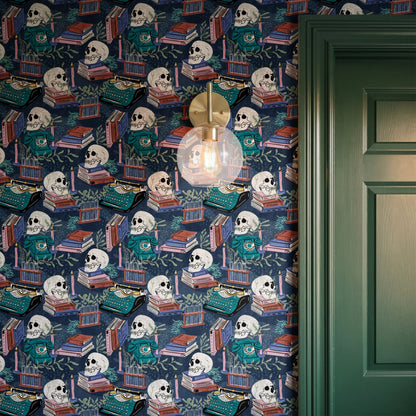 Edgar's Writing Room Wallpaper