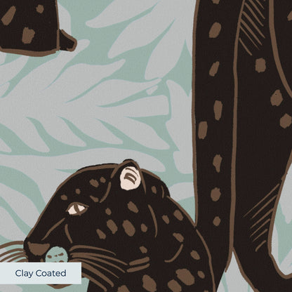 Big Cats, Onyx and Mint Wallpaper