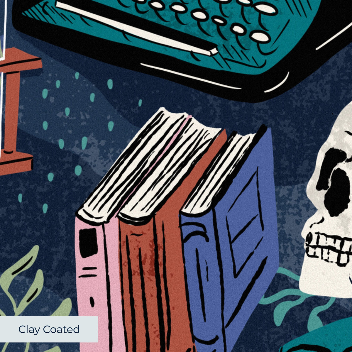 Edgar's Writing Room Wallpaper